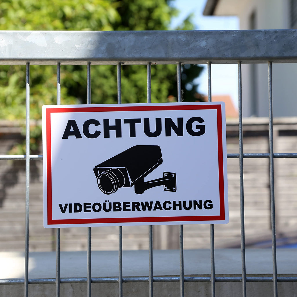 STROBO 3x PVC-Schilder "Feuerwehrzufahrt freihalten" 30 x 20 cm mit UV-Schutz