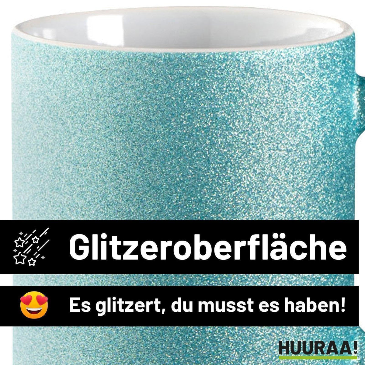 Huuraa Glitzertasse Freiwillige Feuerwehr Geschenk