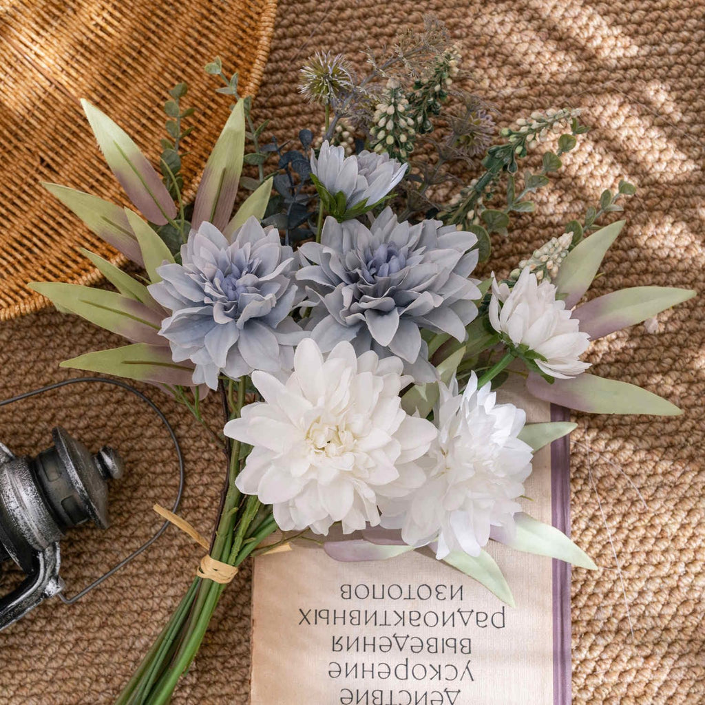 KIRIFLY Kunstblumen Künstliche Pflanzen Blumen Deko Seidenblumen Blumenarrangements Kernstück Hochzeit Blumenstrauß(Herbstrot)