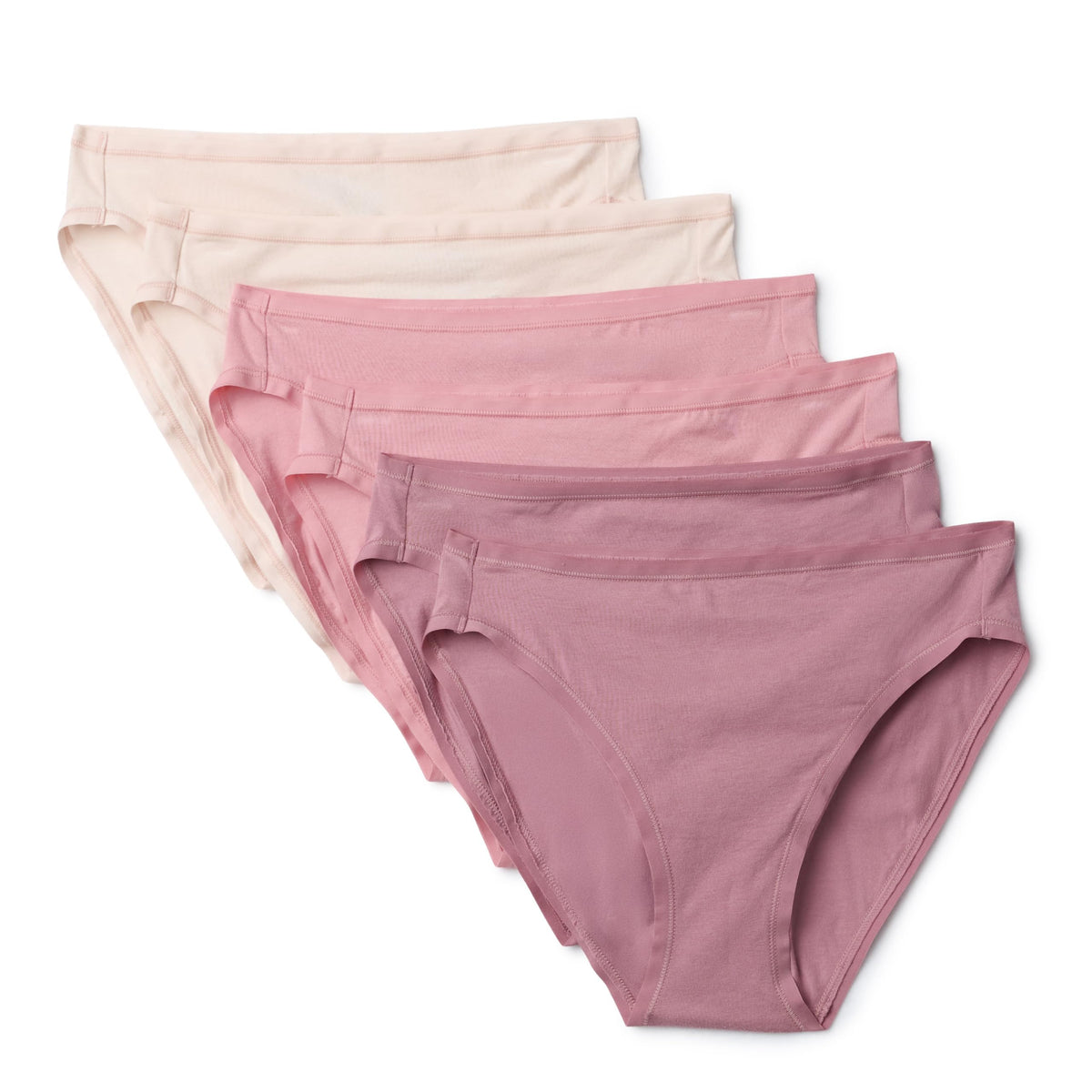 Amazon Essentials Women's Cotton Spandex Bikini Brief Underwear (Available in Plus Size)