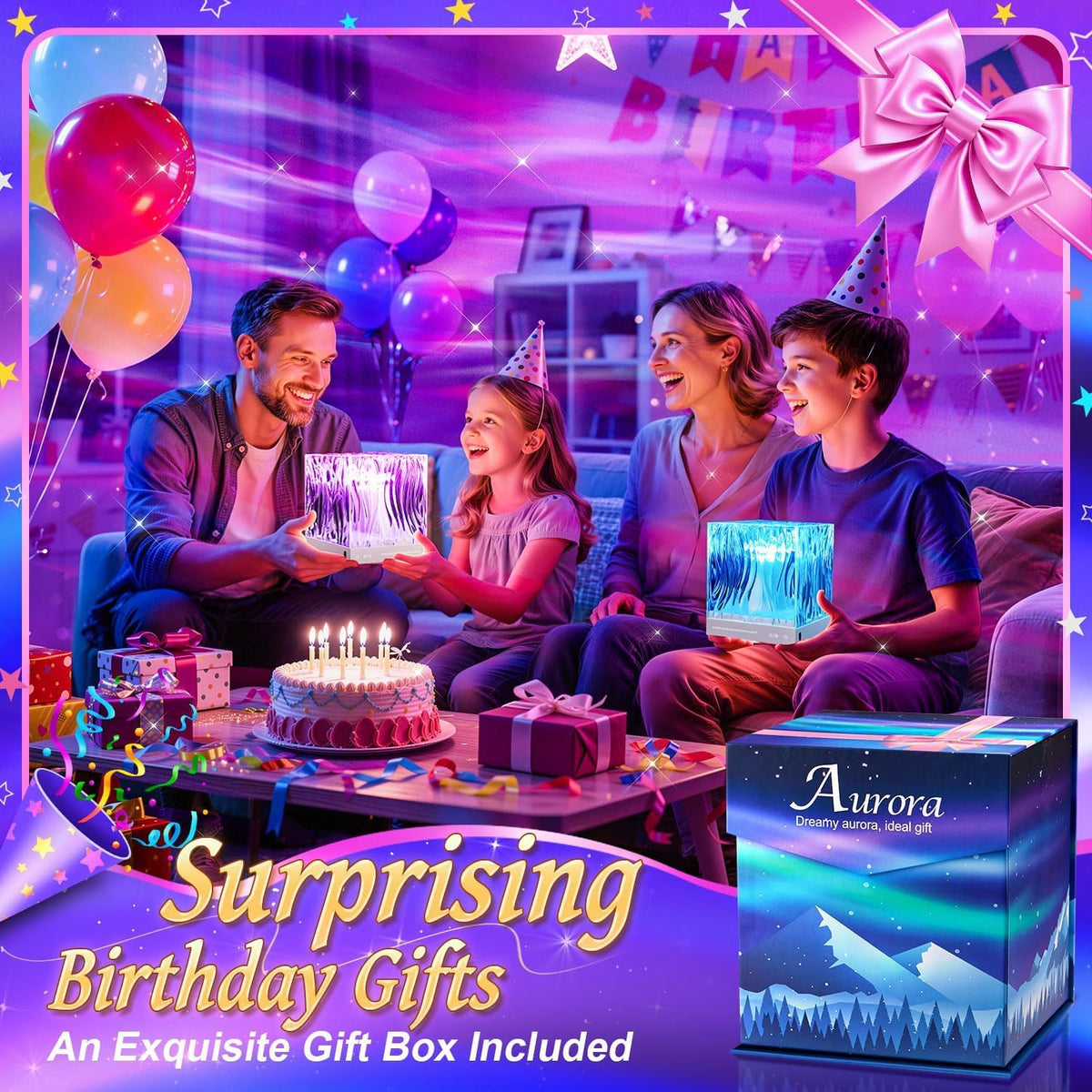 PIKOY Sternenhimmel Projektor 18 Color Geschenke für Frauen mit Geschenkbox