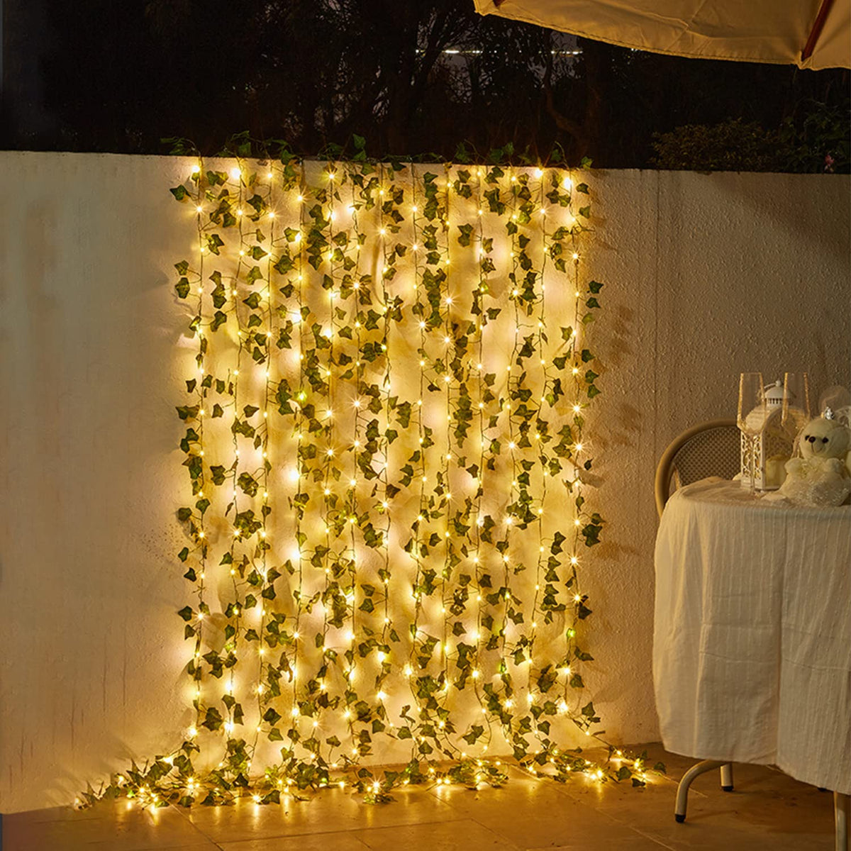 A.bigwhale Herbst Dekoration Lichterkette, 20 LED Ahornblatt Lichterkette mit Timer, Herbst Girlande Licht Blätter Lichterketten Batterie für Party Hochzeit Thanksgiving Erntedankfest Halloween Deko