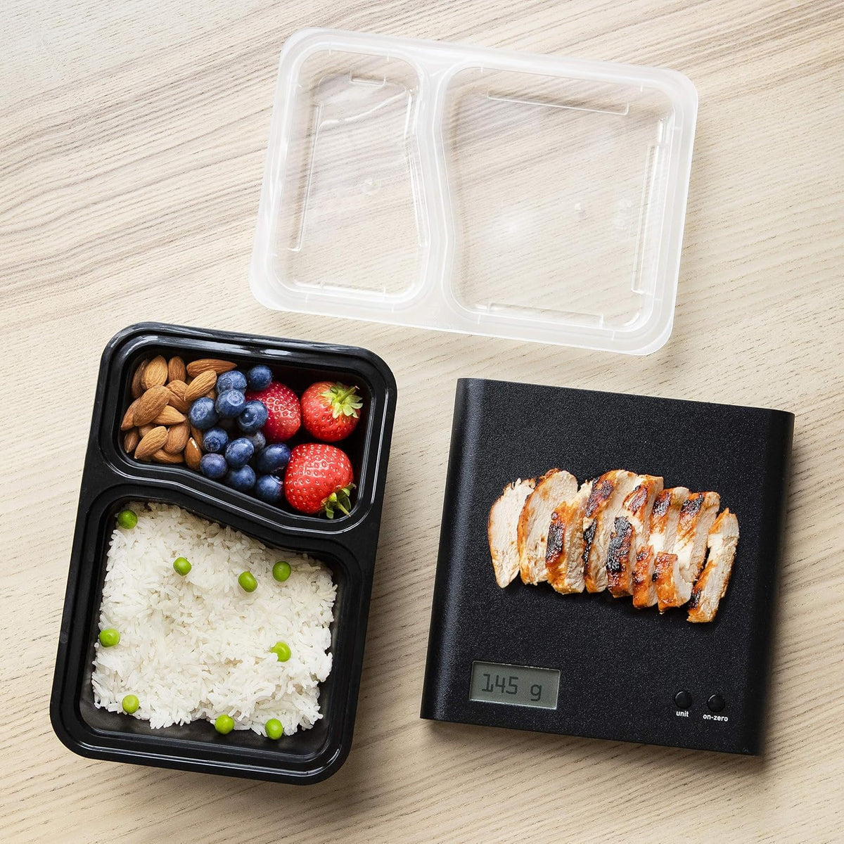 Igluu Meal Prep Boxen (10er-Pack) 2 Fächer – 887ml