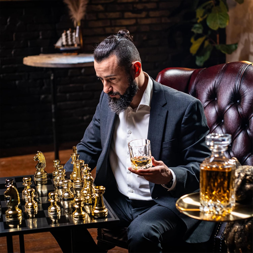 Whisiskey Whisky Gläser Set - Whiskey Geschenkset Glas - Whiskygläser