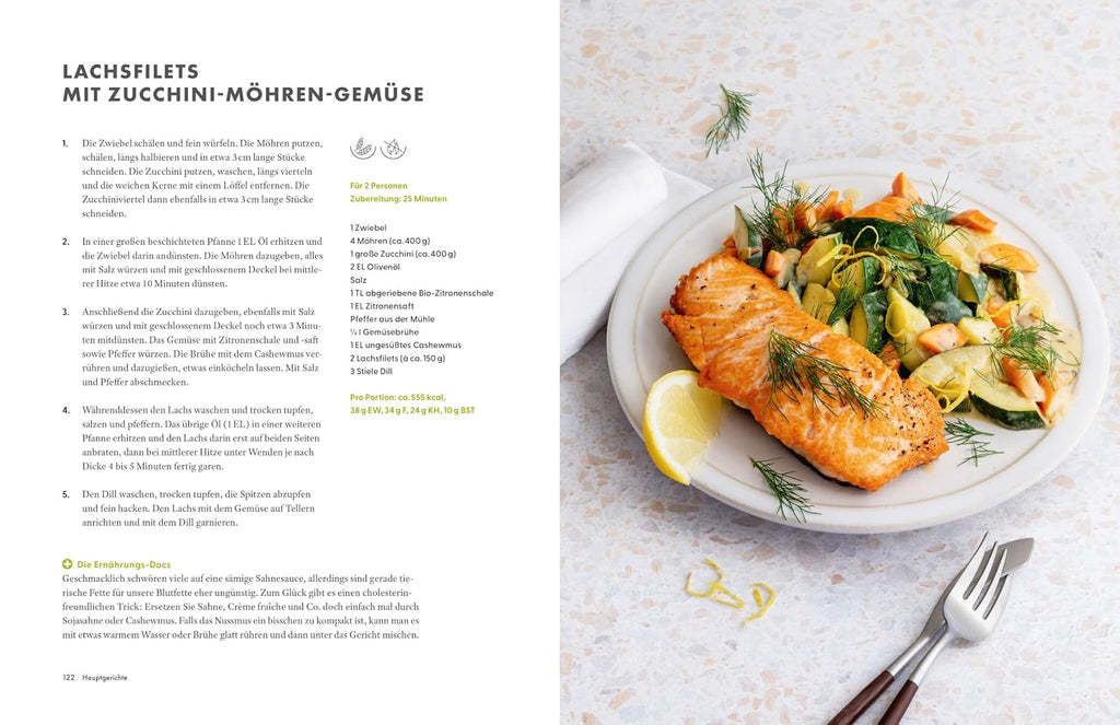 Die Ernährungs-Docs – Cholesterin senken – Unsere 100 besten Rezepte: Cholesterin senken mit der richtigen Ernährung: 100 Rezepte für bessere ... vom Ärzteteam der NDR-Ernährungs-Docs