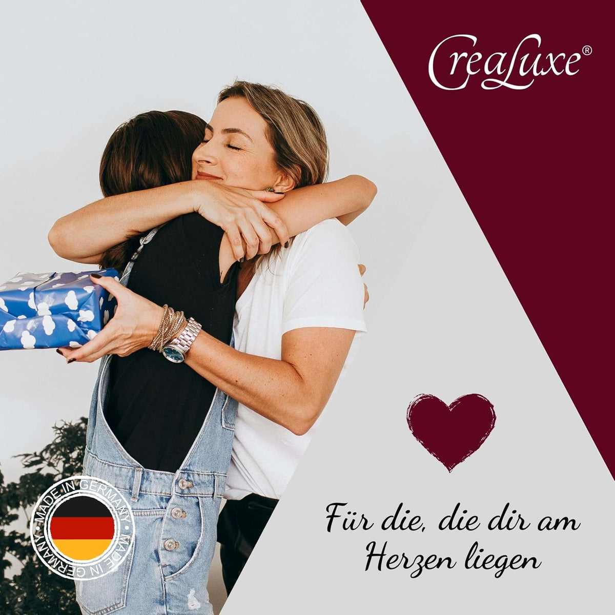 Crealuxe Edelstahltasse mit Karabiner - Die besten Feuerwehrmänner heißen Wunschname - 330ml, Tasse personalisiert, Kaffeetasse, Bürotasse, Metalltasse mit Name