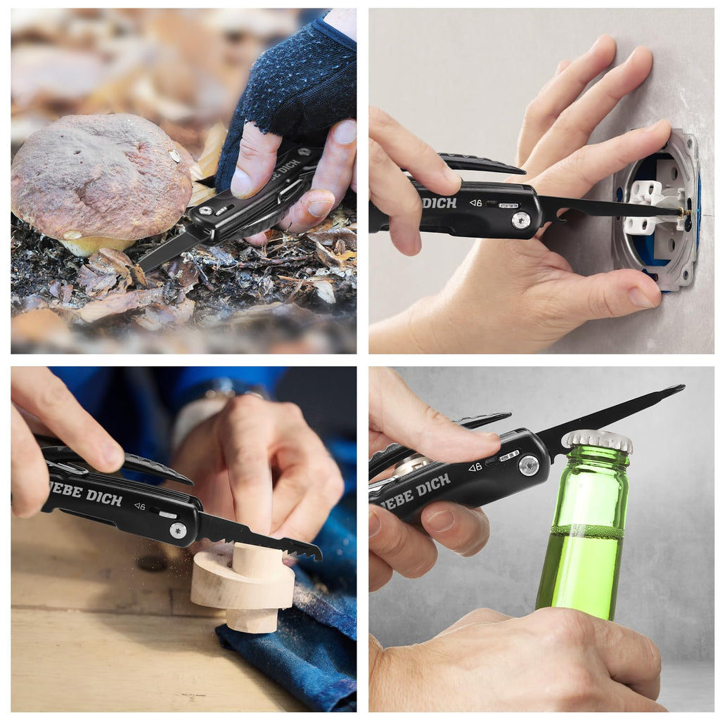BIIB Geschenke für Männer, 12 in 1 Multitool Weihnachtsgeschenke für Männer