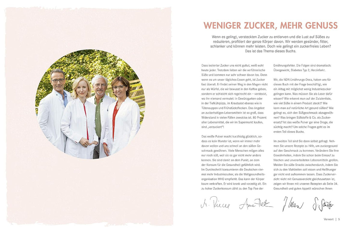 Die Ernährungs-Docs – Zuckerfrei gesünder leben: Der umfassende Ratgeber mit passenden Rezepten, um versteckten Zucker zu vermeiden | SPIEGEL Bestseller