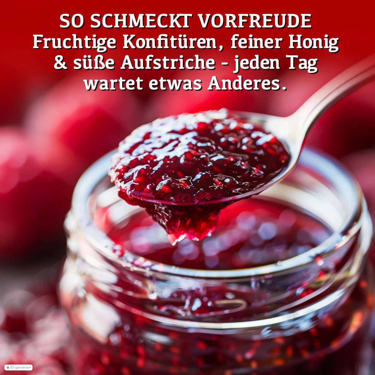 He-Ju Frühstück Adventskalender 2026, 24 süße Aufstriche in Portionsgrößen