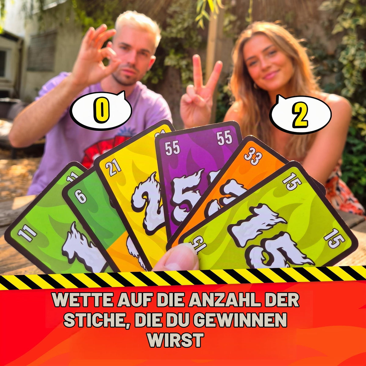 ATM Gaming PILI PILI – Gesellschaftsspiel – Gewinner des Großen Spielzeugpreises 2025 – Taktisches Stichkartenspiel – 2 bis 8 Spieler