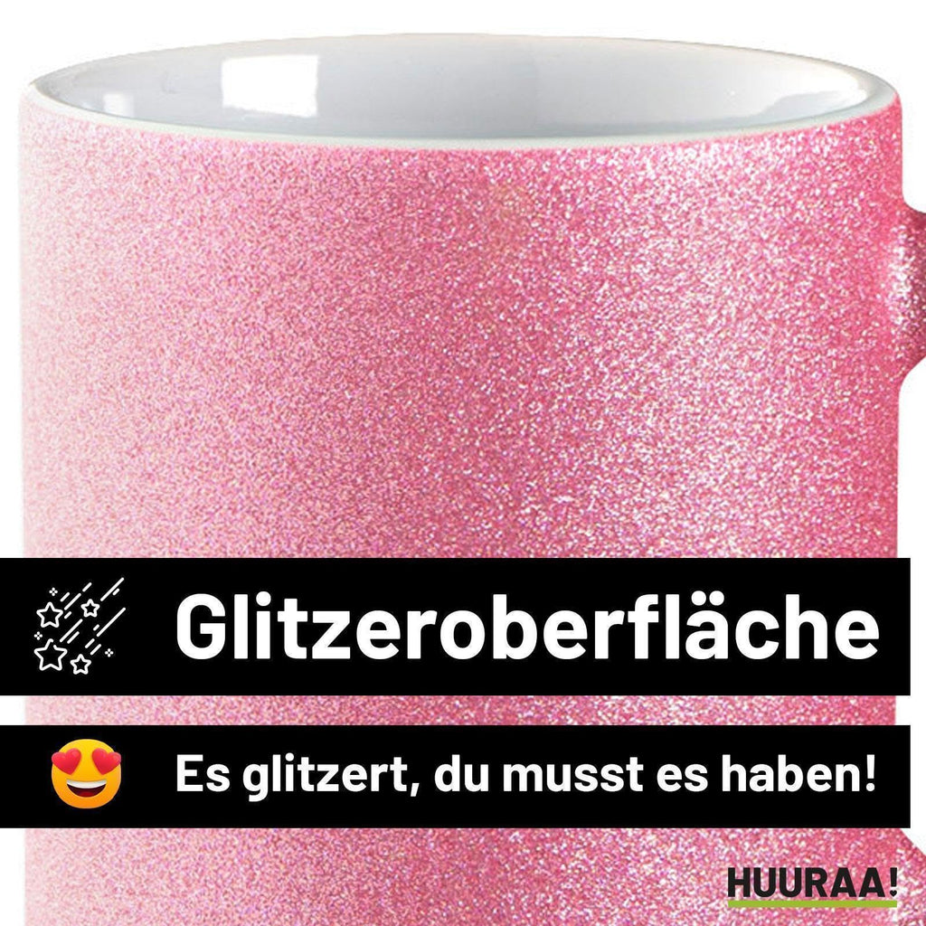 Huuraa Glitzertasse Freiwillige Feuerwehr Geschenk