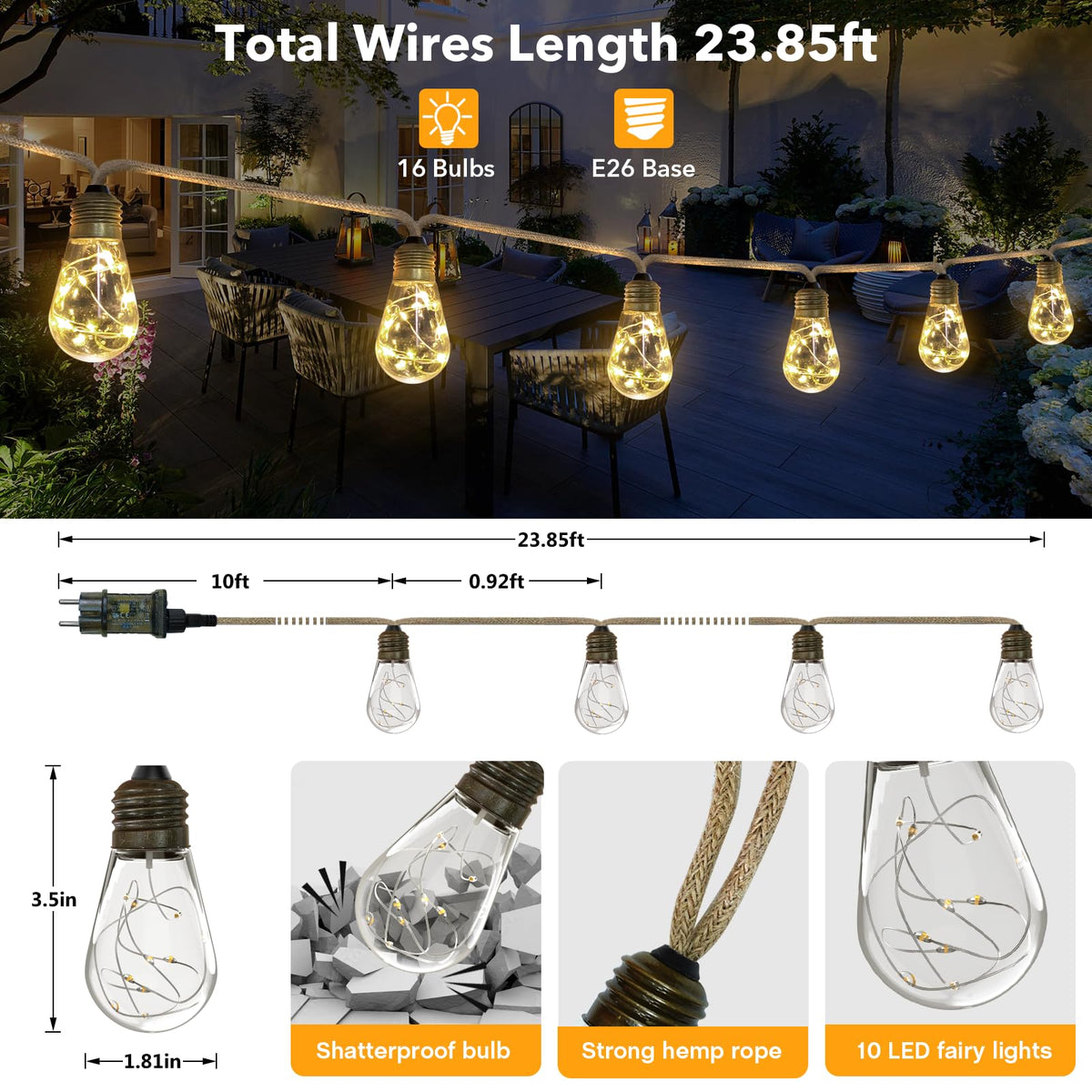 A.bigwhale Herbst Dekoration Lichterkette, 20 LED Ahornblatt Lichterkette mit Timer, Herbst Girlande Licht Blätter Lichterketten Batterie für Party Hochzeit Thanksgiving Erntedankfest Halloween Deko