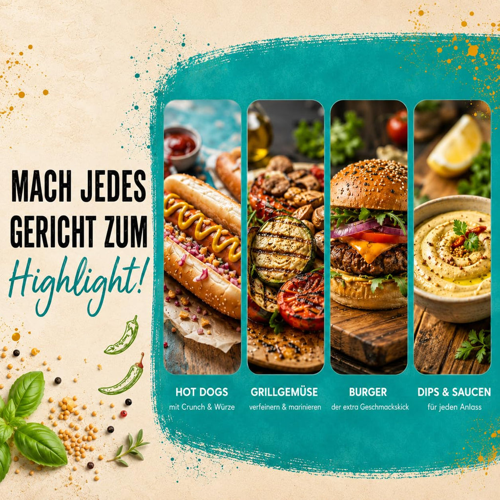 Altenburger Original Bierkiste - drei mit Bier verfeinerte Senfsorten als Geschenk-Set (3-teilig), Geschenkbox für Männer und Frauen