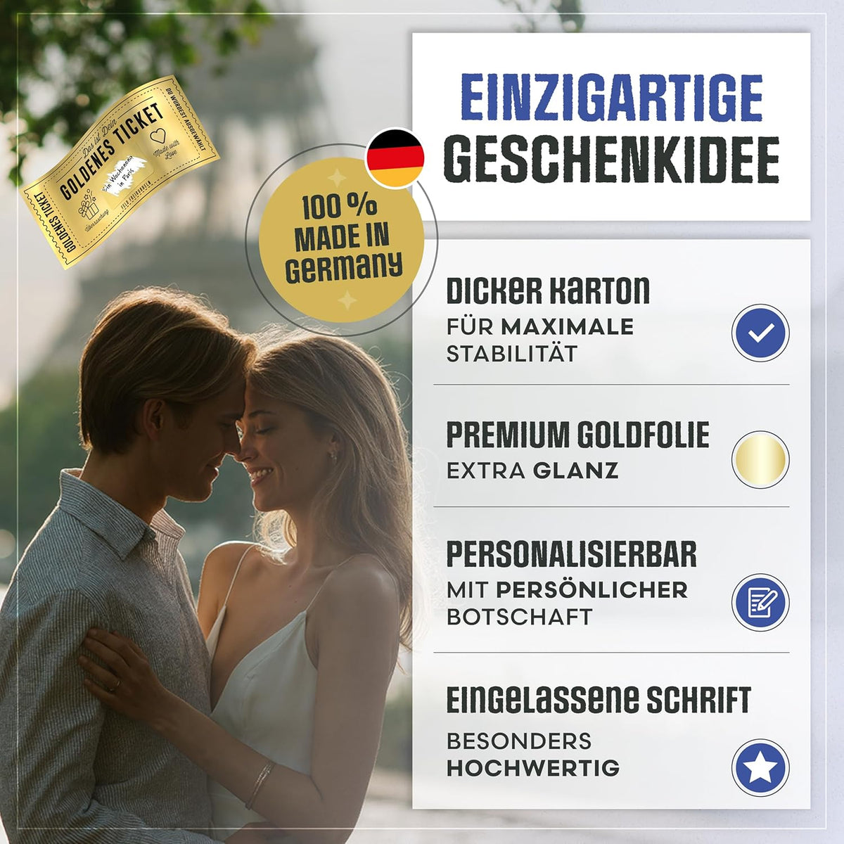 Gutschein zum selber ausfüllen mit Rubbelaufkleber - Rubbelkarte zum beschriften - Geschenke für Frauen, Geschenk für Freundin, Geburtstagskarte, Kinogutschein, Geburtstagsgeschenk, Reisegutschein