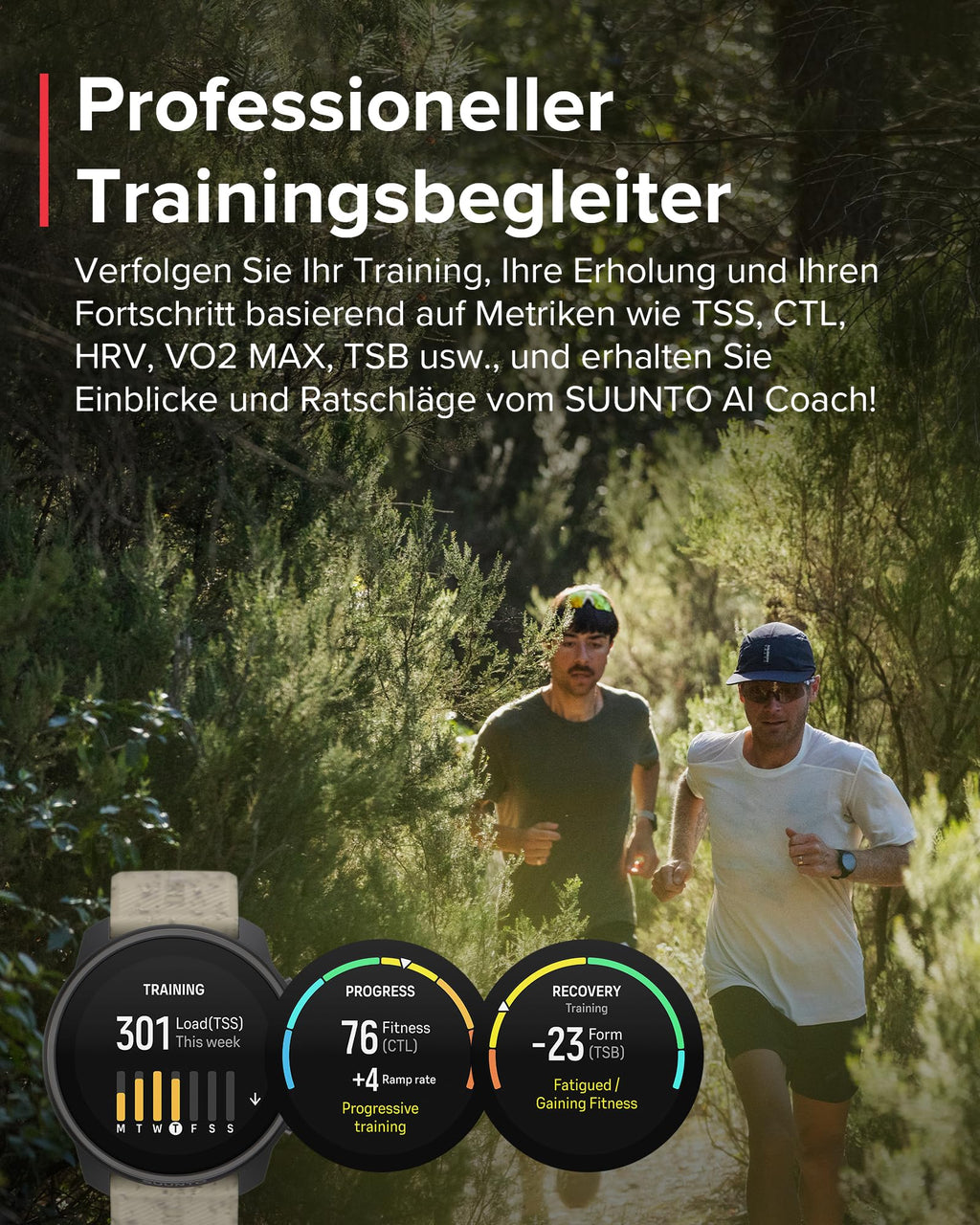 SUUNTO Race S GPS-Sportuhr, 1,3-Zoll-AMOLED-Display, 95+ Sportmodi