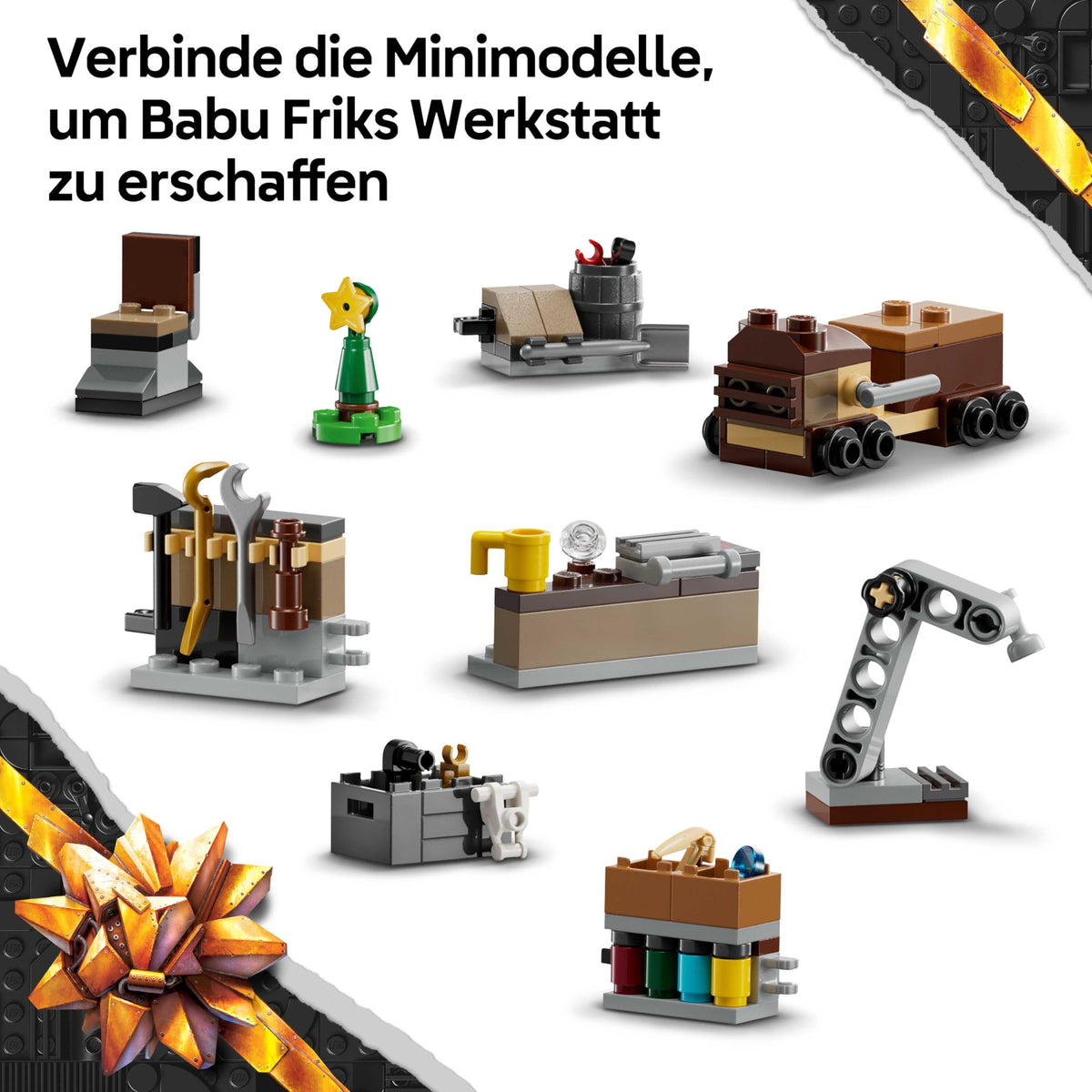 LEGO Minecraft Adventskalender 2025 - Spielzeug für Jungen & Mädchen ab 7 Jahren - 24 Überraschungen inkl. Minifiguren & Mini-Modellen - Kinder Spielset - Gaming Geschenk zum Advent - 21280