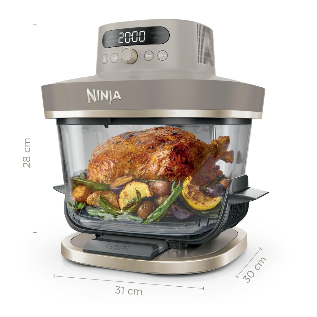 Ninja CRISPi PRO XL Glas-Heißluftfritteuse, 5 Funktionen, Moosgrün