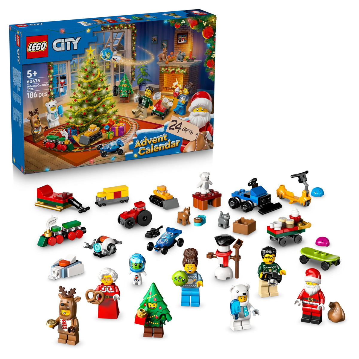 LEGO Minecraft Adventskalender 2025 - Spielzeug für Jungen & Mädchen ab 7 Jahren - 24 Überraschungen inkl. Minifiguren & Mini-Modellen - Kinder Spielset - Gaming Geschenk zum Advent - 21280