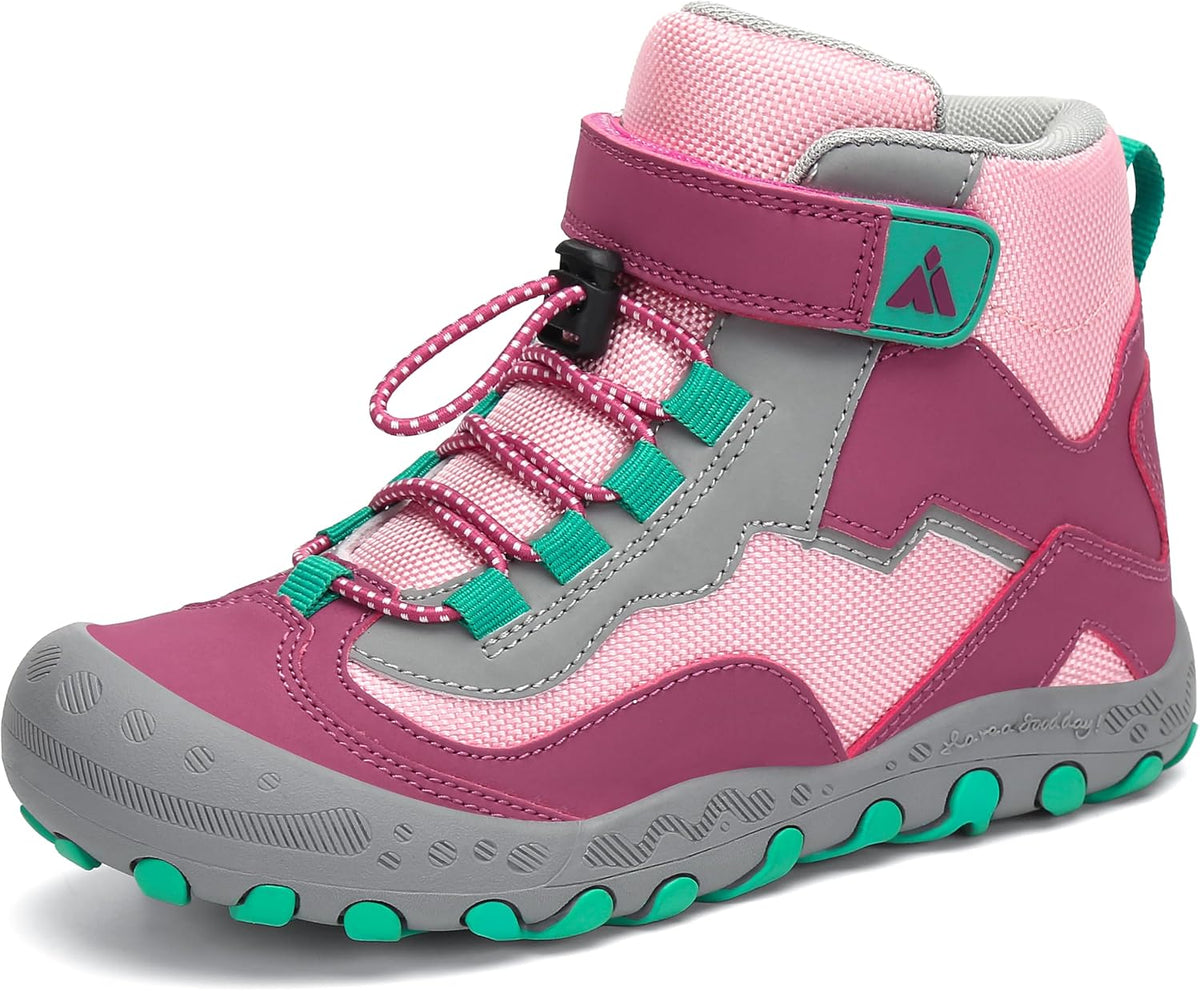 Mishansha Kinder Wanderschuhe Trekking Wanderstiefel Outdoor Trekkingschuhe 24-38 EU