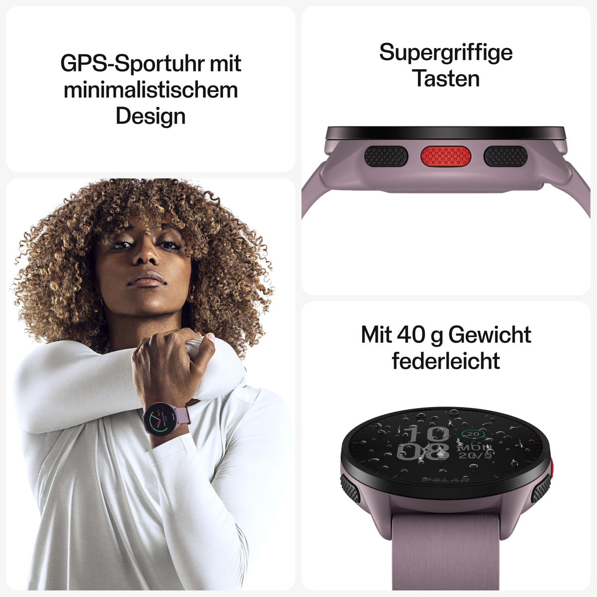 Polar Pacer GPS Hardloophorloge met Polshartslag