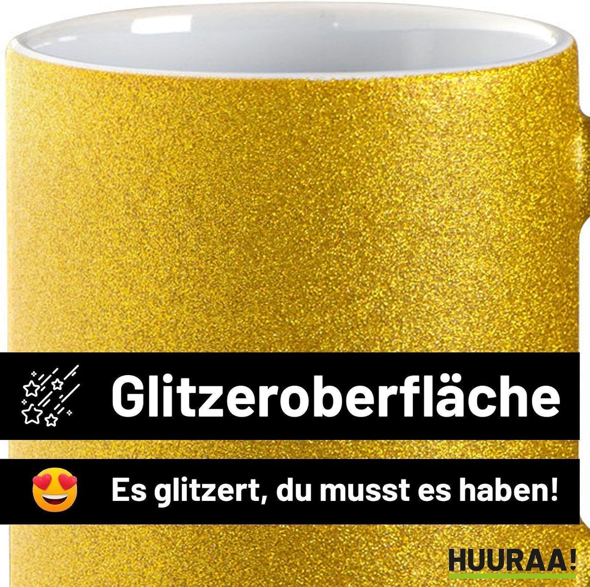 Huuraa Glitzertasse Freiwillige Feuerwehr Geschenk