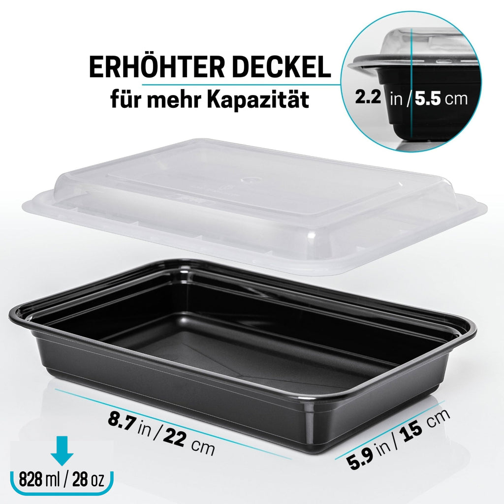 Igluu Meal Prep Boxen (10er-Pack) 1 Fach – 828ml