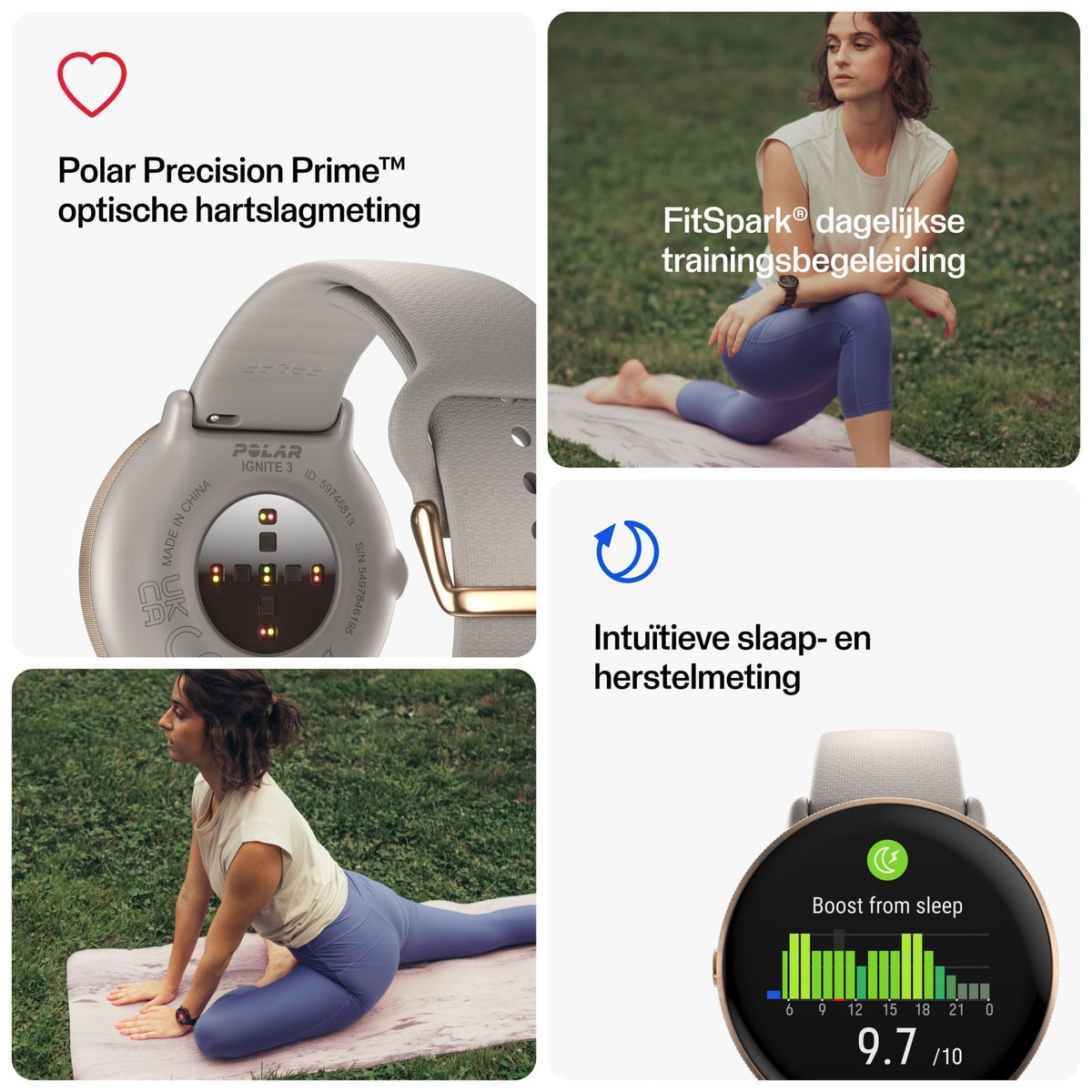 Polar Ignite 3 AMOLED GPS Fitness Smartwatch