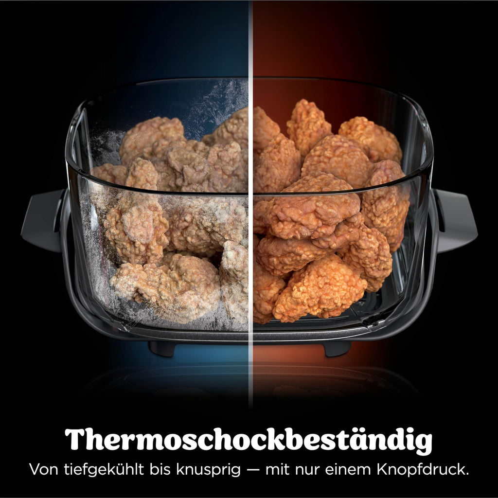 Ninja CRISPi PRO XL Glas-Heißluftfritteuse, 5 Funktionen, Moosgrün