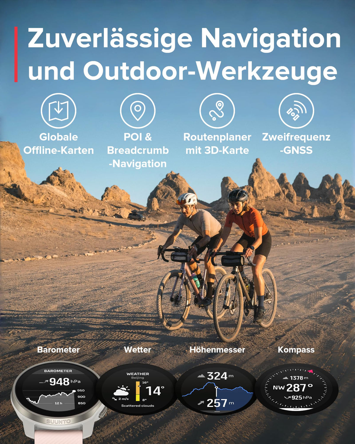 SUUNTO Race S GPS-Sportuhr, 1,3-Zoll-AMOLED-Display, 95+ Sportmodi