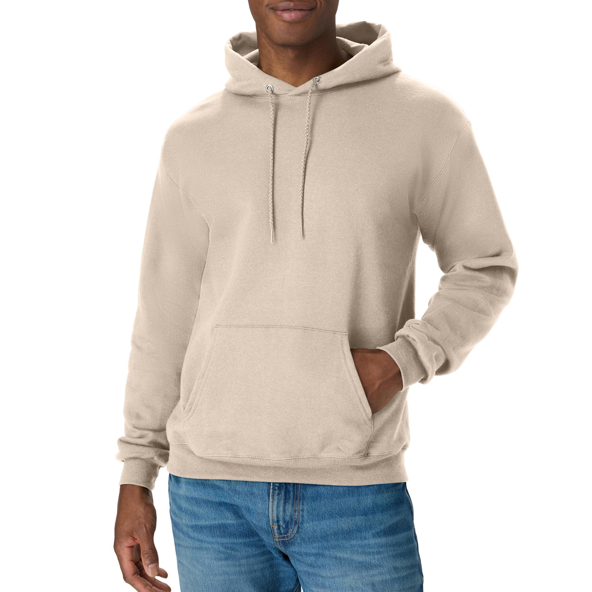 Hanes Men's Hoodie - EcoSmart Fleece Hooded Sweatshirt for Men & Women - Midweight Fleece - Big & Tall Available