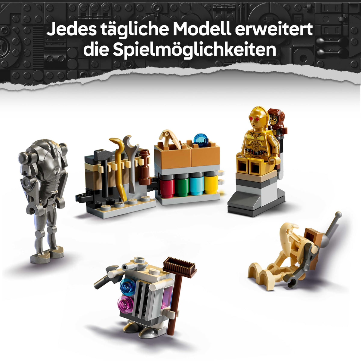 LEGO Minecraft Adventskalender 2025 - Spielzeug für Jungen & Mädchen ab 7 Jahren - 24 Überraschungen inkl. Minifiguren & Mini-Modellen - Kinder Spielset - Gaming Geschenk zum Advent - 21280