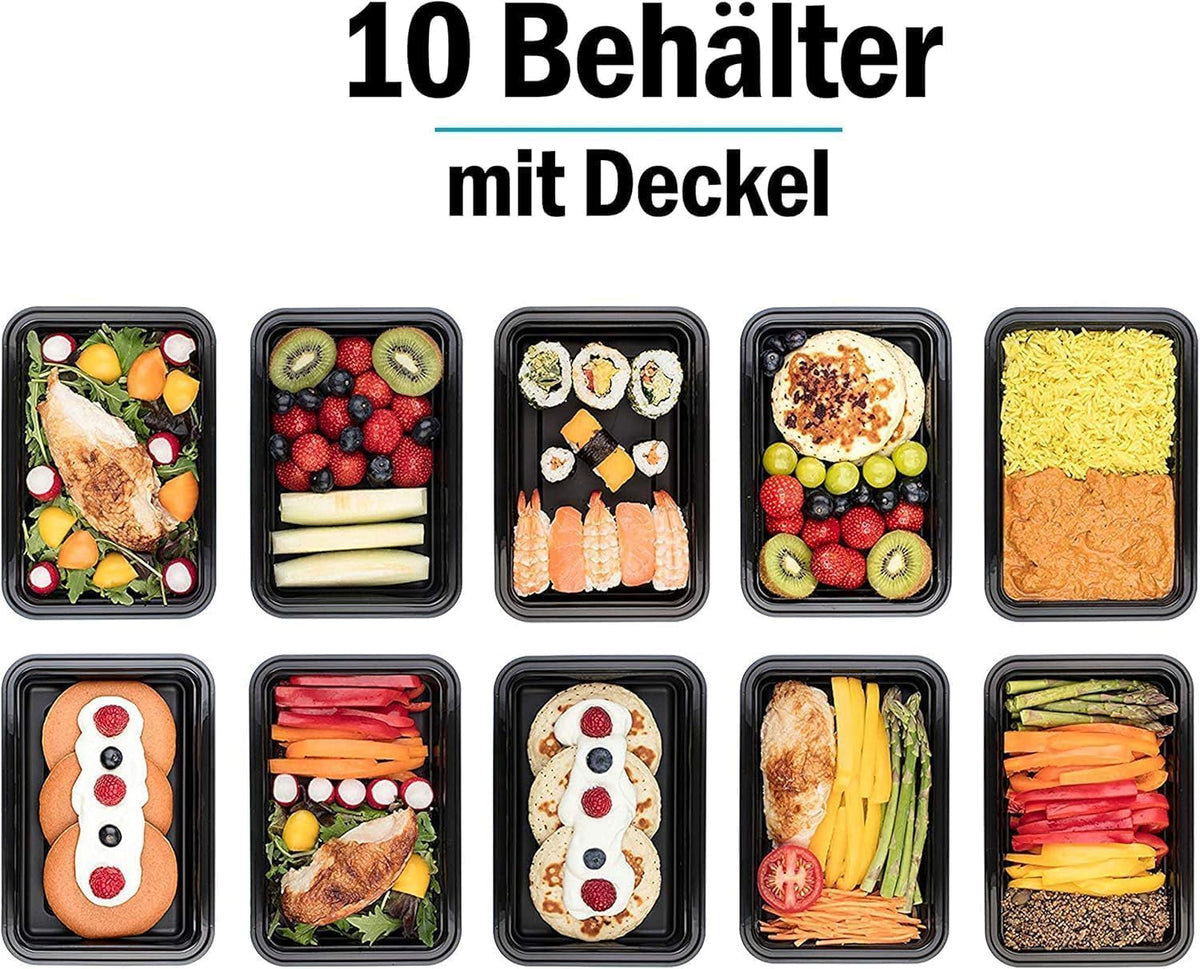 Igluu Meal Prep Boxen (10er-Pack) 1 Fach – 828ml