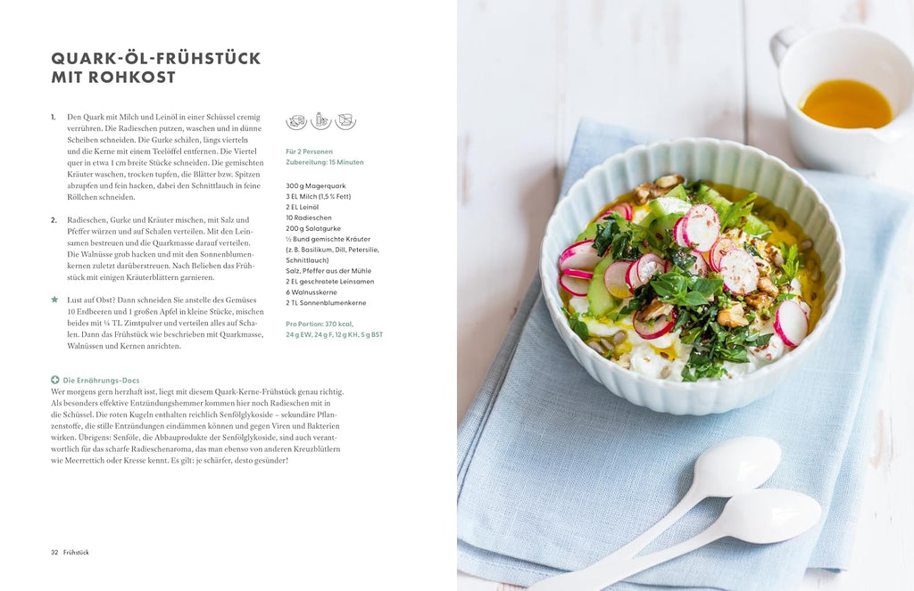 Die Ernährungs-Docs – Unsere 100 besten antientzündlichen Rezepte: Mehr Wohlbefinden, weniger Schmerzen, länger jung bleiben | SPIEGEL Bestseller Platz 1 |