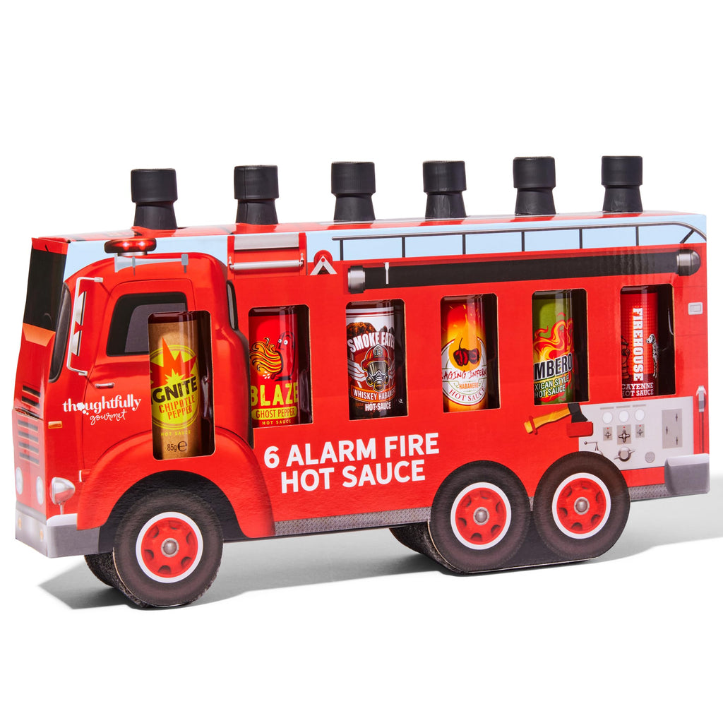 Thoughtfully - Scharfe Saucen Geschenkset - Street Food Truck Airstream Probierset Mit 4 Pikanten Chili-Saucen - Geschenk für Männer und Frauen