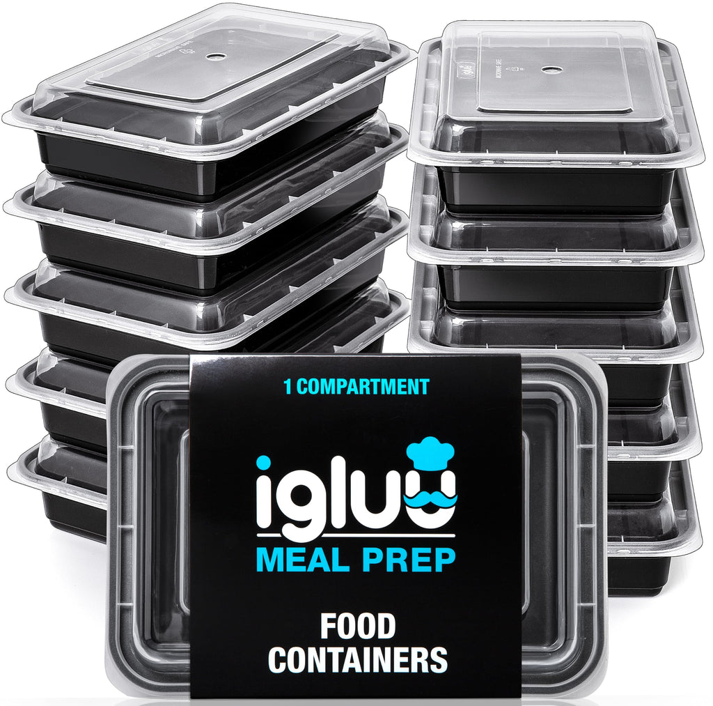 Igluu Meal Prep Boxen (10er-Pack) 1 Fach – 828ml