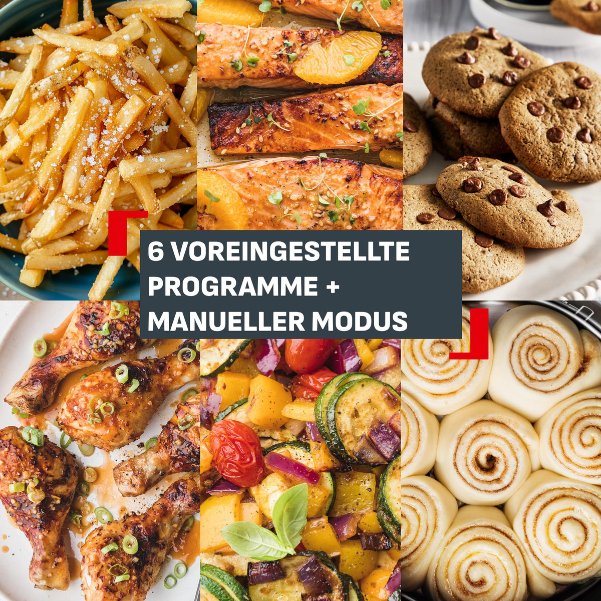 Tefal Dual Easy Fry Heißluftfritteuse 8,3 L mit 2 Kammern