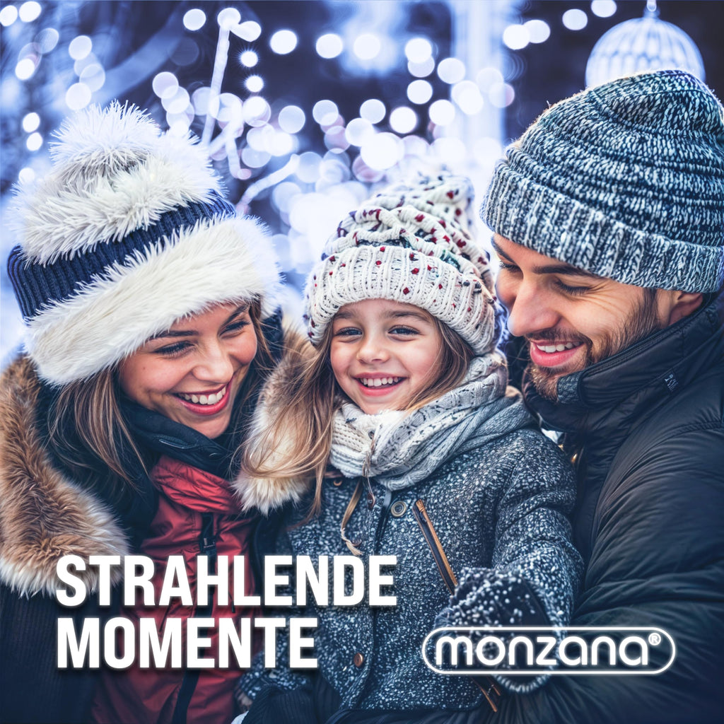 Monzana® Eisregen Lichterkette Außen 200 LED Kaltweiß