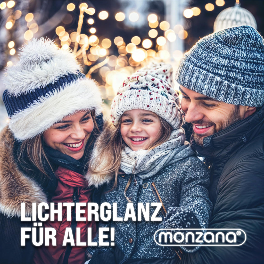 Monzana® Eisregen Lichterkette Außen 200 LED Kaltweiß