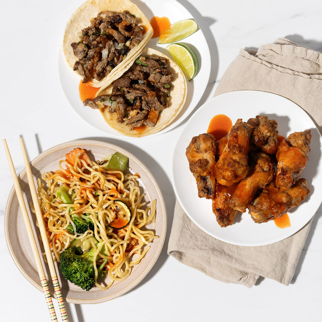 Thoughtfully - Scharfe Saucen Geschenkset - Street Food Truck Airstream Probierset Mit 4 Pikanten Chili-Saucen - Geschenk für Männer und Frauen