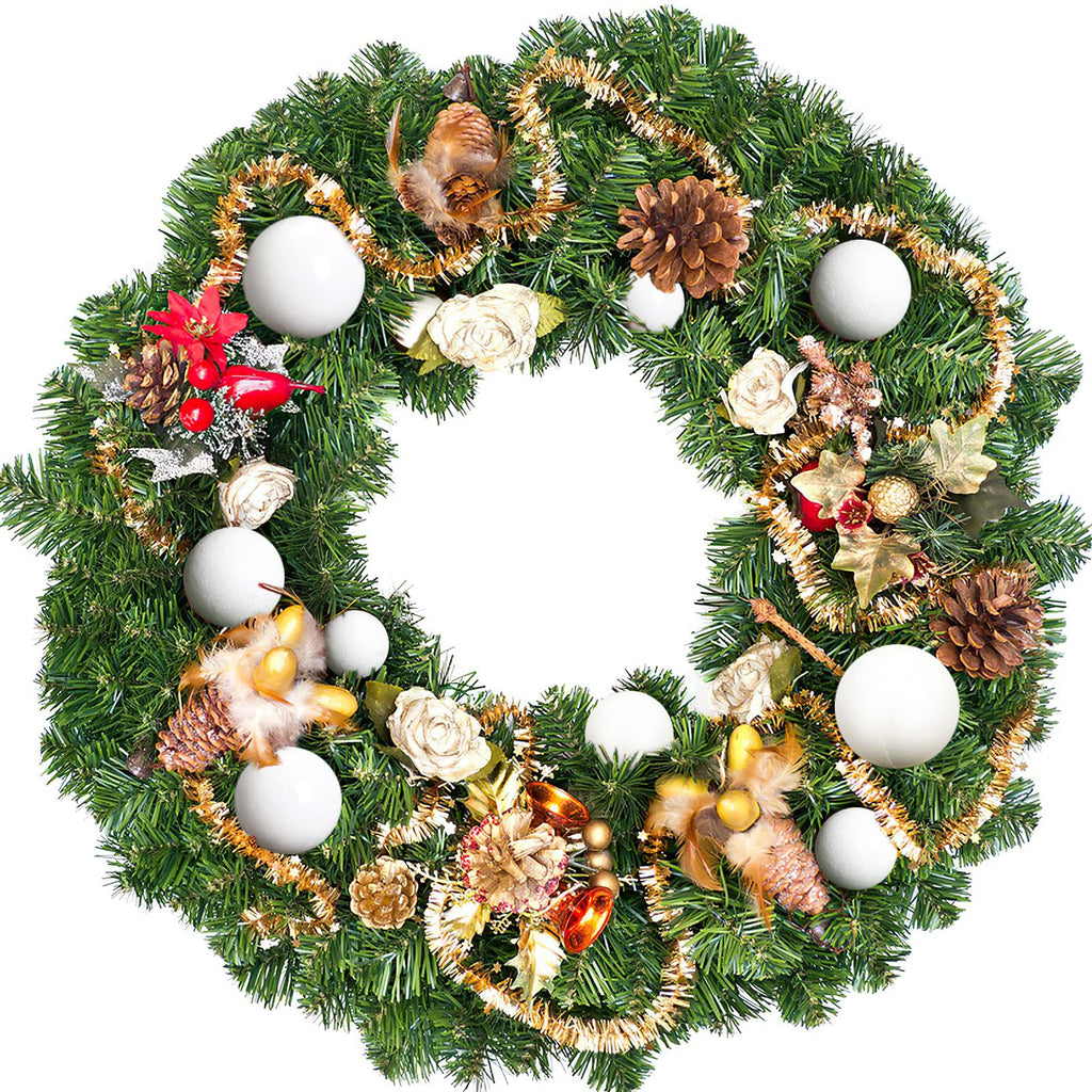 Aitsite 101 Stück Christbaumkugeln Blau Weihnachtskugeln 6CM/4 cm/2 cm Kunststoff Christbaumschmuck Wandbehang Ornamente Weihnachtsbaum Kugeln Flitter Tür Dekorationen Festival Dekore