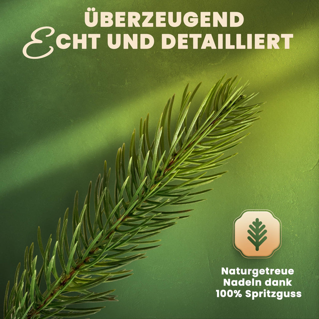 ArtiTree Weihnachtsgirlande - Naturgetreue Tannengirlande, 270cm Grün, Perfekt für Weihnachtsdeko, Treppengeländer & Türrahmen