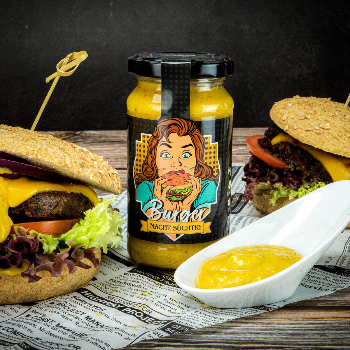 Altenburger Original Bierkiste - drei mit Bier verfeinerte Senfsorten als Geschenk-Set (3-teilig), Geschenkbox für Männer und Frauen