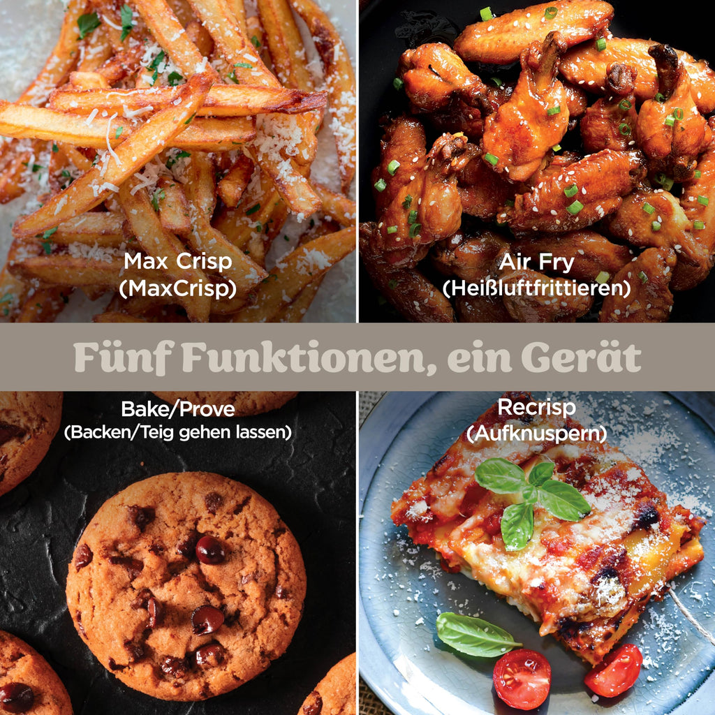 Ninja CRISPi PRO XL Glas-Heißluftfritteuse, 5 Funktionen, Moosgrün